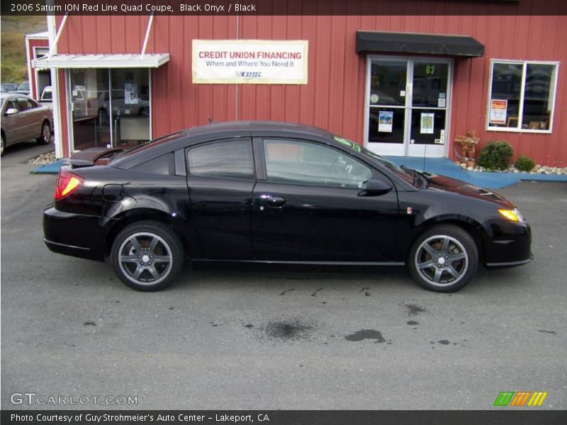 Black Onyx / Black 2006 Saturn ION Red Line Quad Coupe