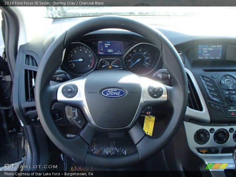 Sterling Gray / Charcoal Black 2014 Ford Focus SE Sedan