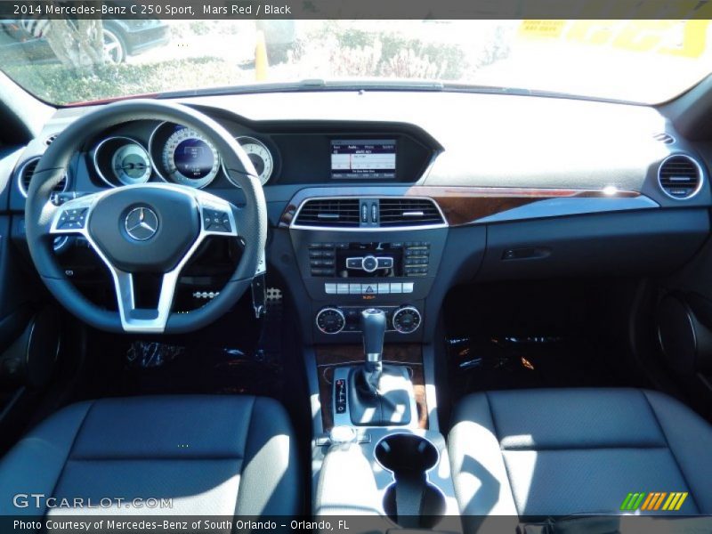 Mars Red / Black 2014 Mercedes-Benz C 250 Sport