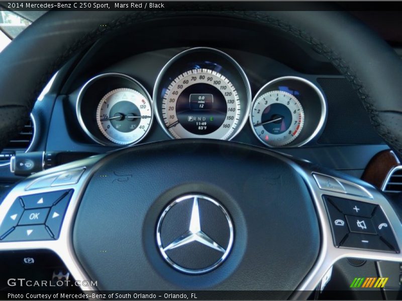 Mars Red / Black 2014 Mercedes-Benz C 250 Sport