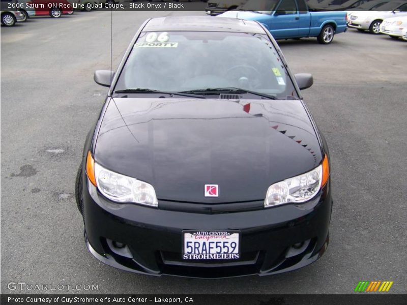 Black Onyx / Black 2006 Saturn ION Red Line Quad Coupe