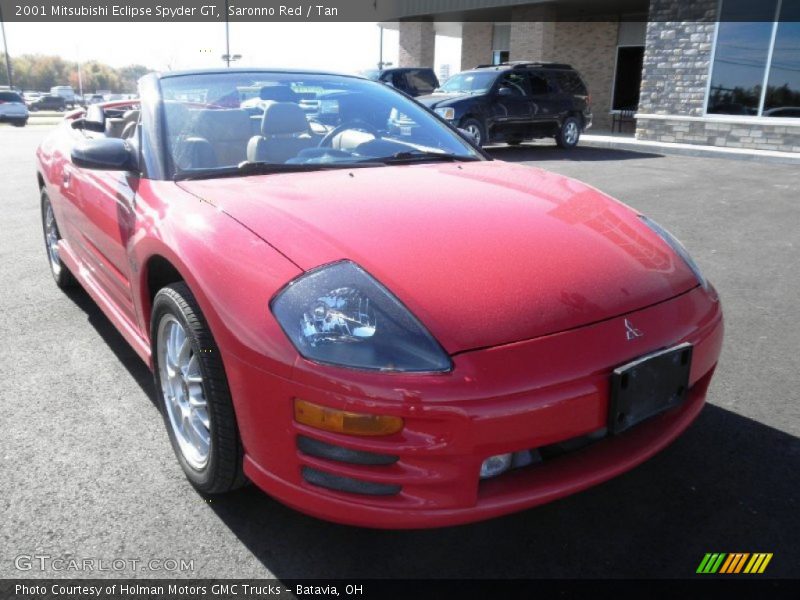Saronno Red / Tan 2001 Mitsubishi Eclipse Spyder GT