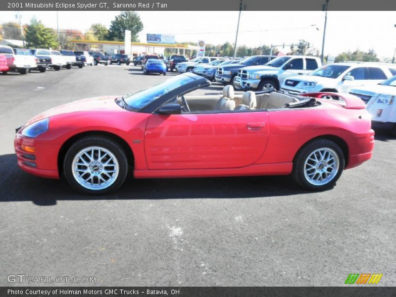 Saronno Red / Tan 2001 Mitsubishi Eclipse Spyder GT