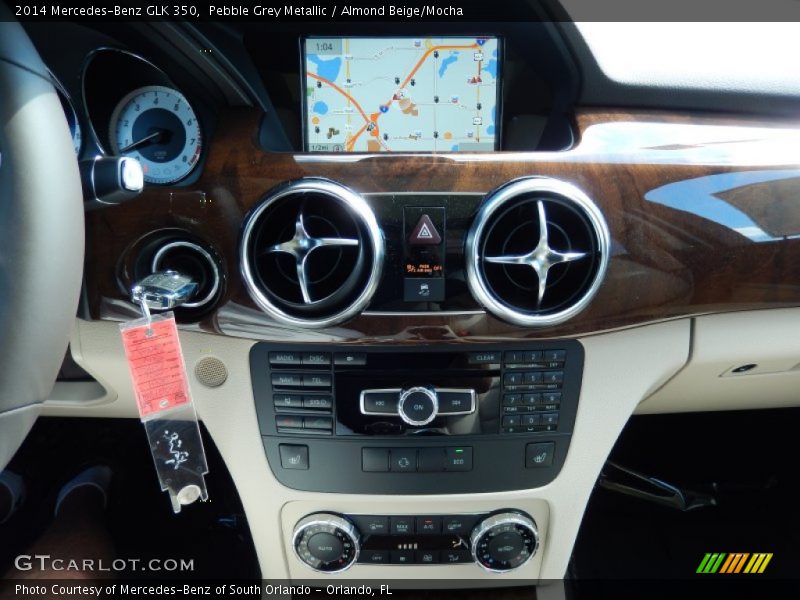Pebble Grey Metallic / Almond Beige/Mocha 2014 Mercedes-Benz GLK 350