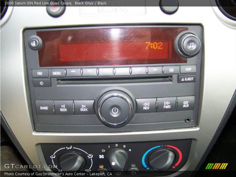Black Onyx / Black 2006 Saturn ION Red Line Quad Coupe