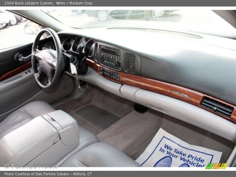 White / Medium Gray 2004 Buick LeSabre Custom