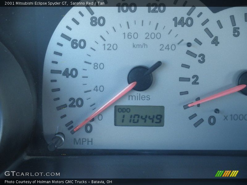 Saronno Red / Tan 2001 Mitsubishi Eclipse Spyder GT