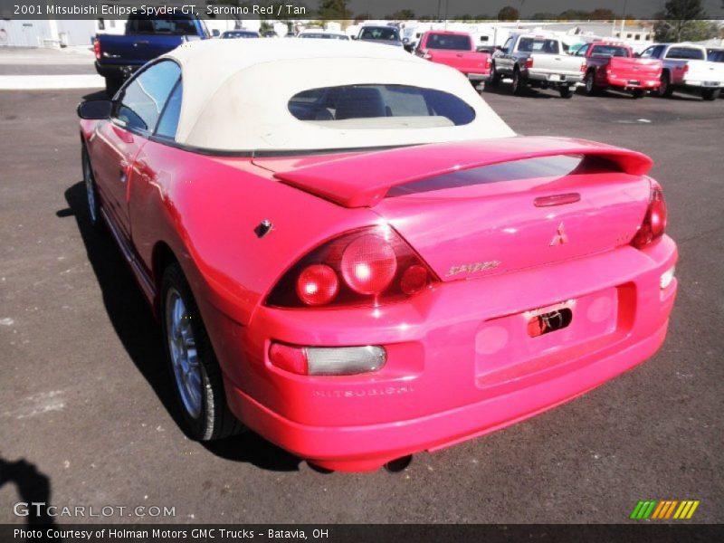 Saronno Red / Tan 2001 Mitsubishi Eclipse Spyder GT