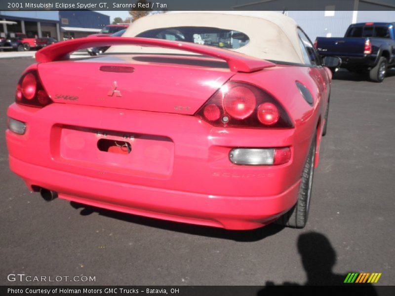 Saronno Red / Tan 2001 Mitsubishi Eclipse Spyder GT