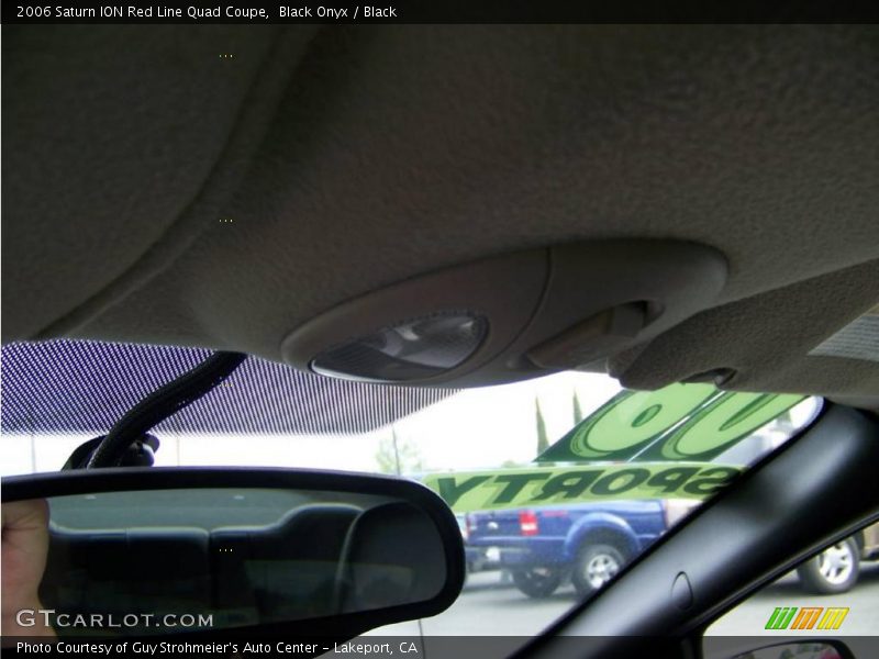 Black Onyx / Black 2006 Saturn ION Red Line Quad Coupe