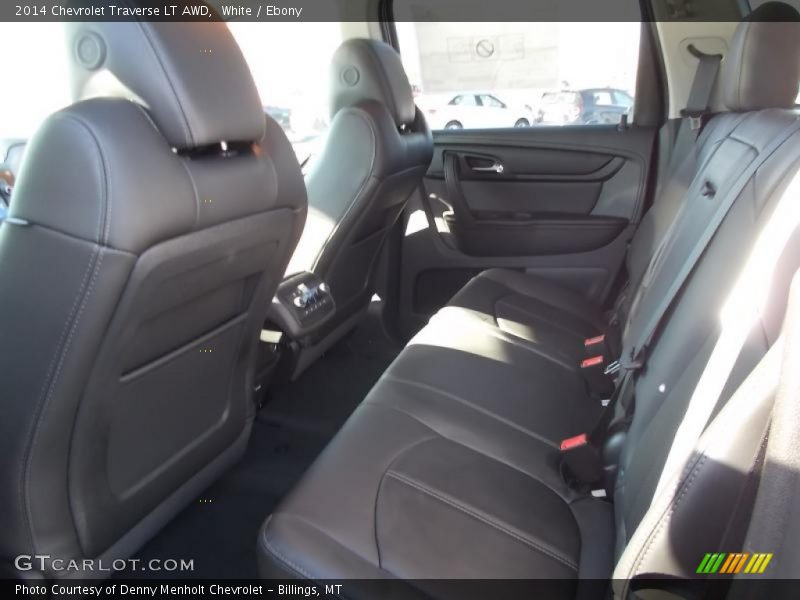 White / Ebony 2014 Chevrolet Traverse LT AWD