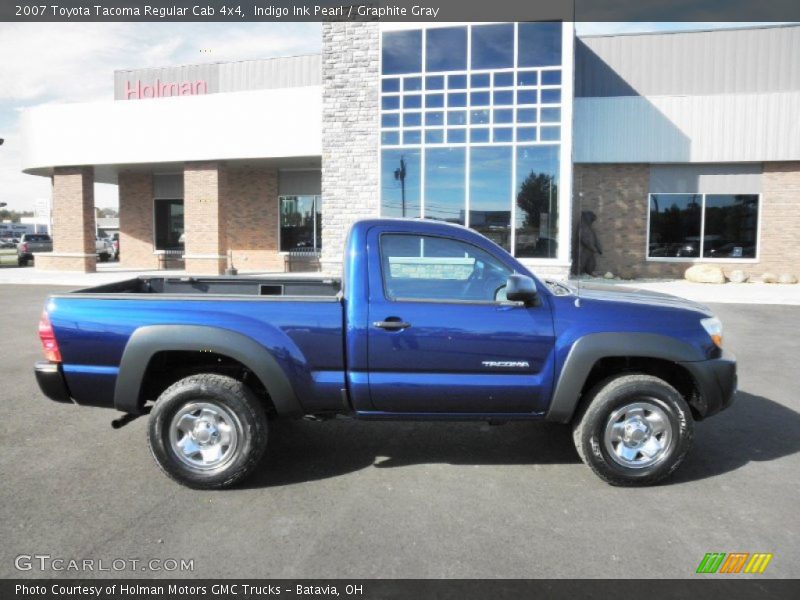 Indigo Ink Pearl / Graphite Gray 2007 Toyota Tacoma Regular Cab 4x4