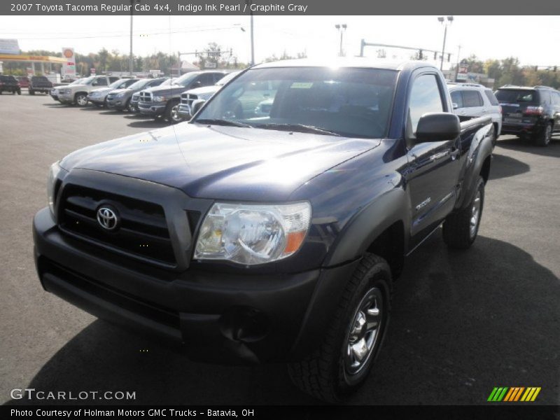 Indigo Ink Pearl / Graphite Gray 2007 Toyota Tacoma Regular Cab 4x4
