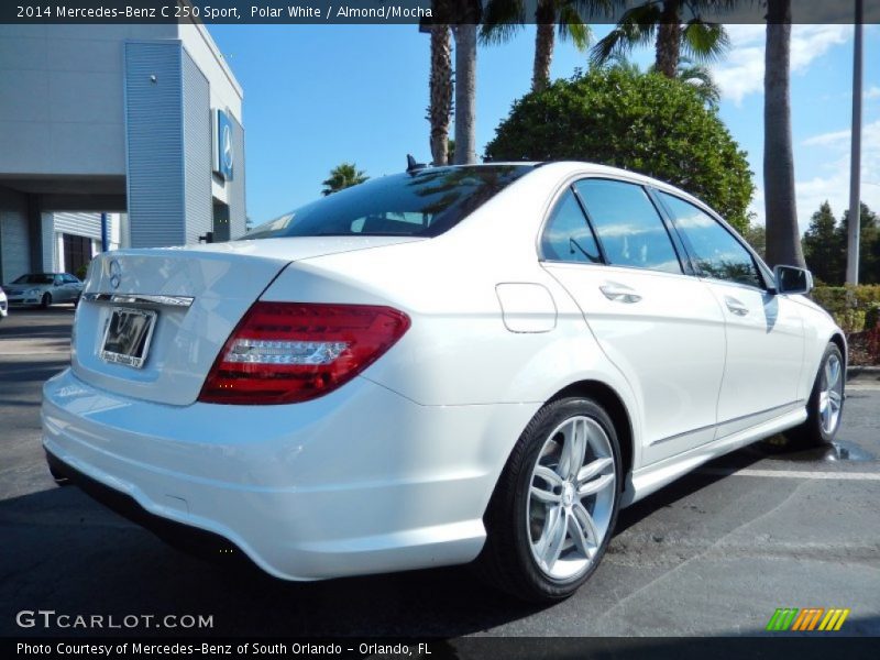 Polar White / Almond/Mocha 2014 Mercedes-Benz C 250 Sport