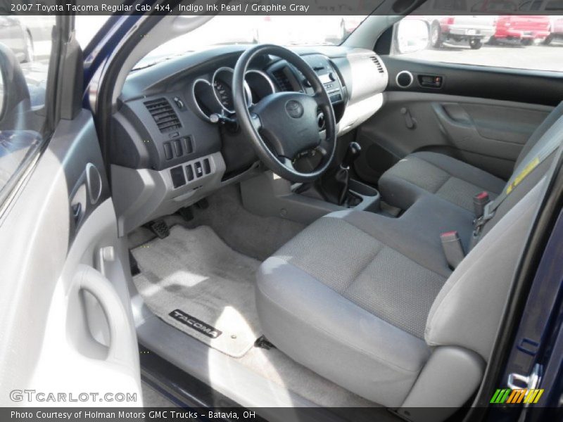 Indigo Ink Pearl / Graphite Gray 2007 Toyota Tacoma Regular Cab 4x4