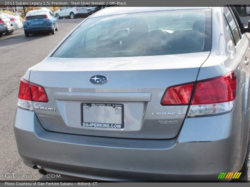 Steel Silver Metallic / Off-Black 2011 Subaru Legacy 2.5i Premium