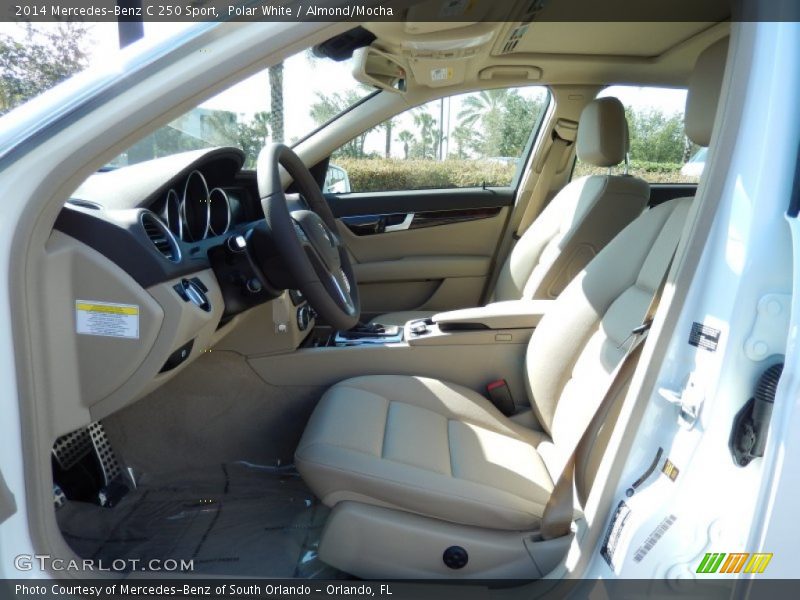 Polar White / Almond/Mocha 2014 Mercedes-Benz C 250 Sport