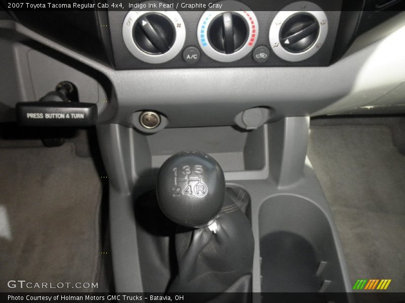 Indigo Ink Pearl / Graphite Gray 2007 Toyota Tacoma Regular Cab 4x4