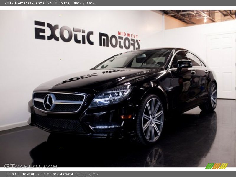 Black / Black 2012 Mercedes-Benz CLS 550 Coupe