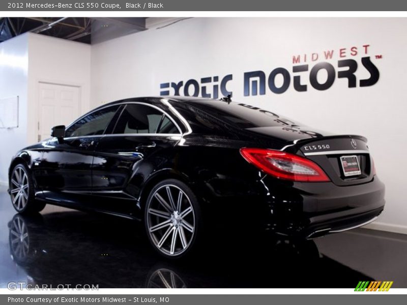 Black / Black 2012 Mercedes-Benz CLS 550 Coupe