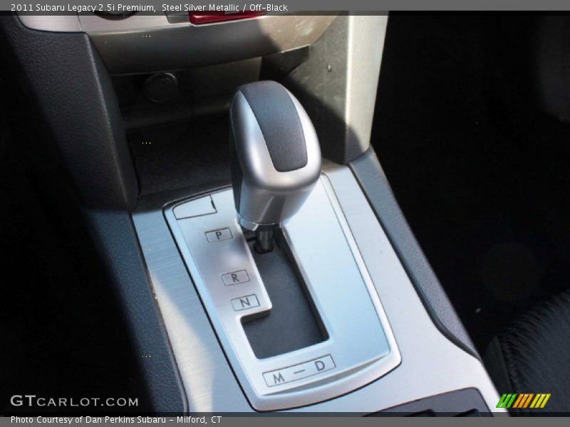 Steel Silver Metallic / Off-Black 2011 Subaru Legacy 2.5i Premium