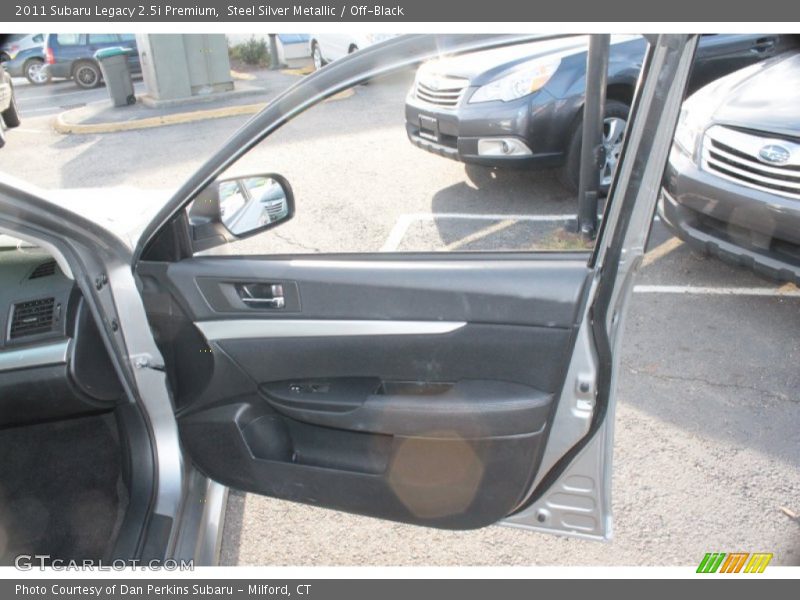 Steel Silver Metallic / Off-Black 2011 Subaru Legacy 2.5i Premium