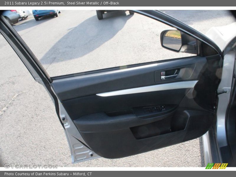 Steel Silver Metallic / Off-Black 2011 Subaru Legacy 2.5i Premium