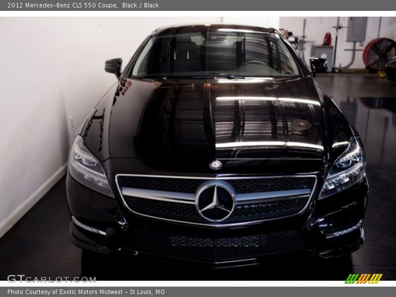 Black / Black 2012 Mercedes-Benz CLS 550 Coupe