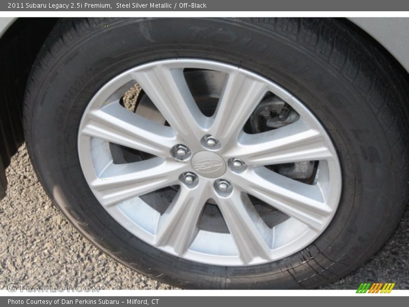 Steel Silver Metallic / Off-Black 2011 Subaru Legacy 2.5i Premium