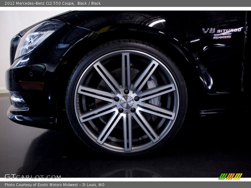 Custom Wheels of 2012 CLS 550 Coupe