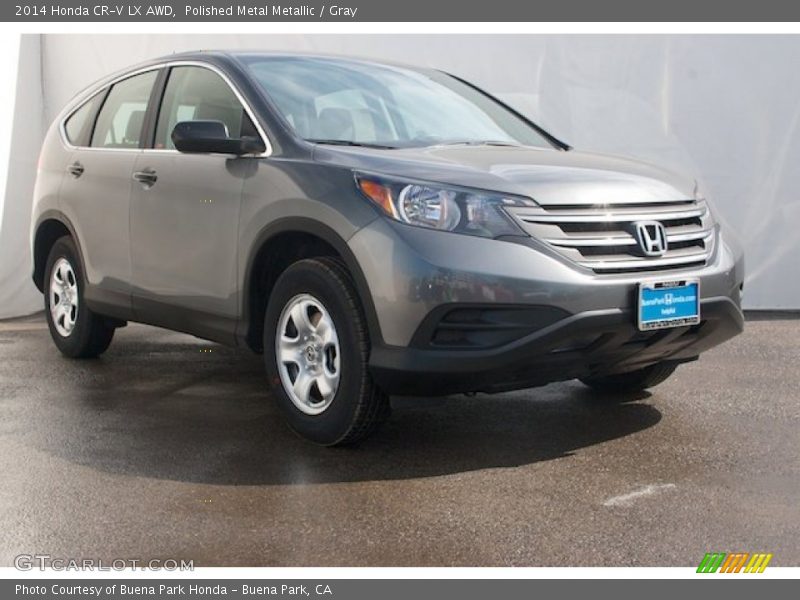 Polished Metal Metallic / Gray 2014 Honda CR-V LX AWD