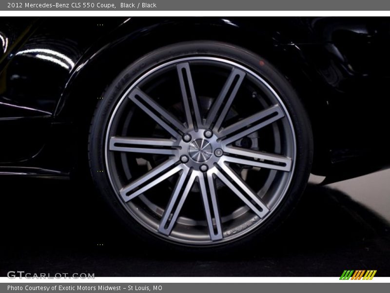 Custom Wheels of 2012 CLS 550 Coupe