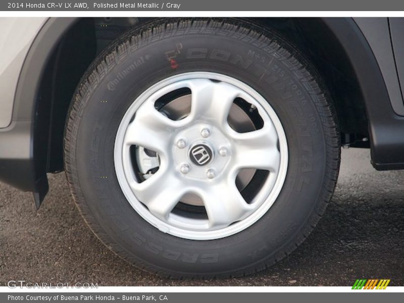 Polished Metal Metallic / Gray 2014 Honda CR-V LX AWD