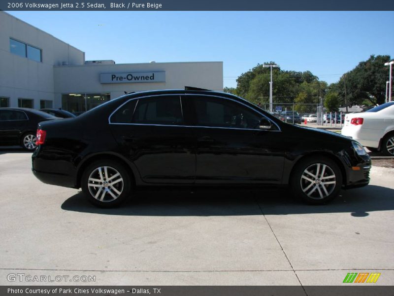 Black / Pure Beige 2006 Volkswagen Jetta 2.5 Sedan