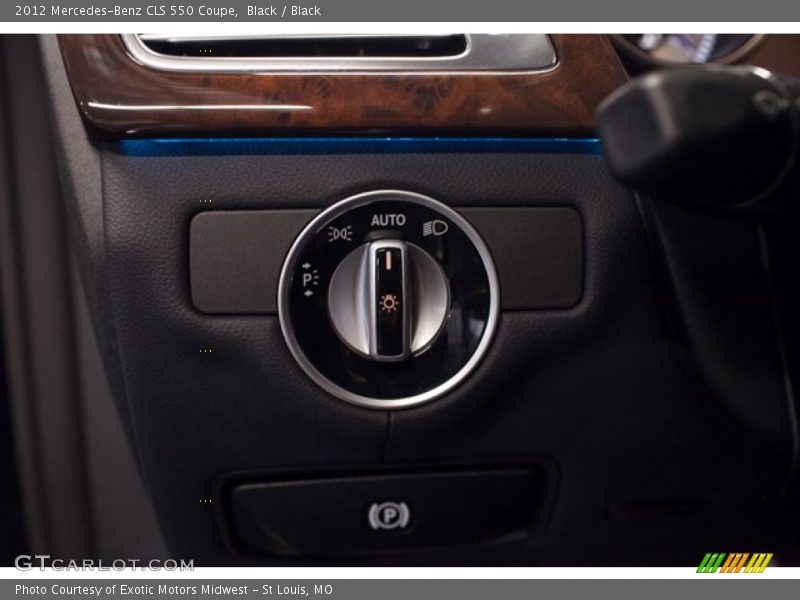 Controls of 2012 CLS 550 Coupe