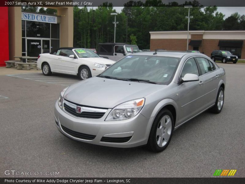 Silver Pearl Metallic / Gray 2007 Saturn Aura XE