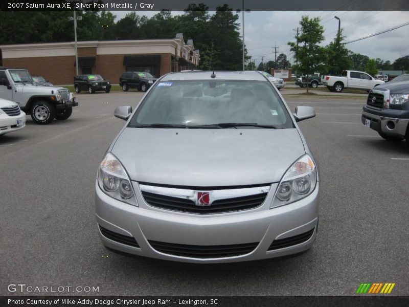 Silver Pearl Metallic / Gray 2007 Saturn Aura XE