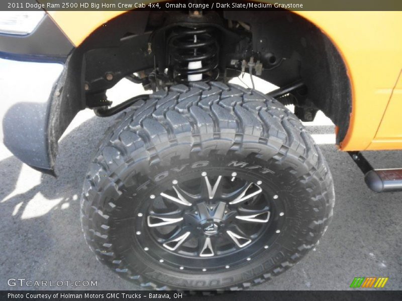 Omaha Orange / Dark Slate/Medium Graystone 2011 Dodge Ram 2500 HD Big Horn Crew Cab 4x4
