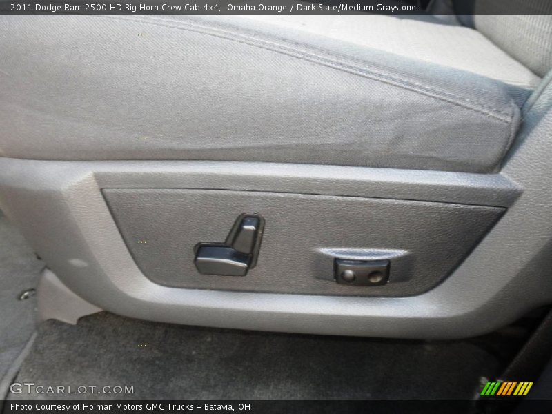 Omaha Orange / Dark Slate/Medium Graystone 2011 Dodge Ram 2500 HD Big Horn Crew Cab 4x4