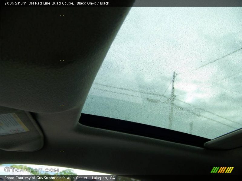 Black Onyx / Black 2006 Saturn ION Red Line Quad Coupe