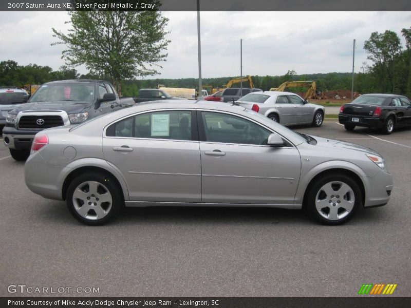 Silver Pearl Metallic / Gray 2007 Saturn Aura XE