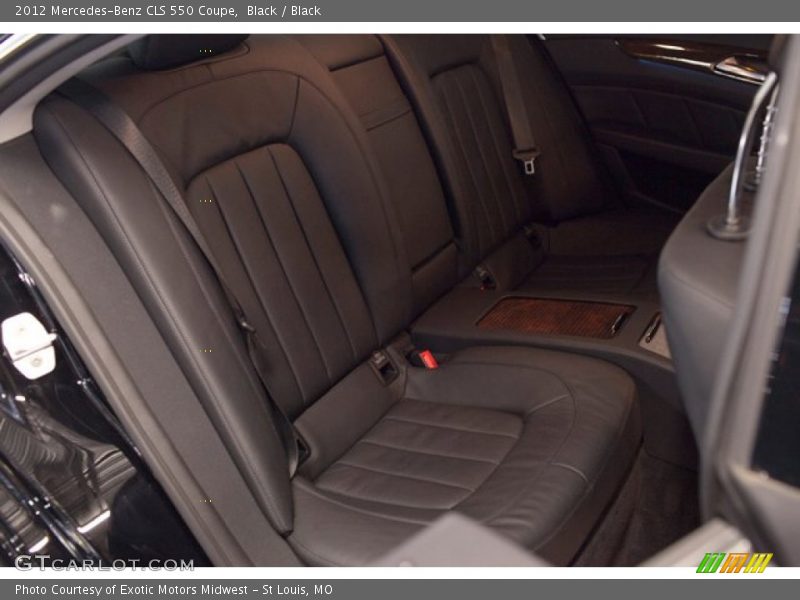 Rear Seat of 2012 CLS 550 Coupe