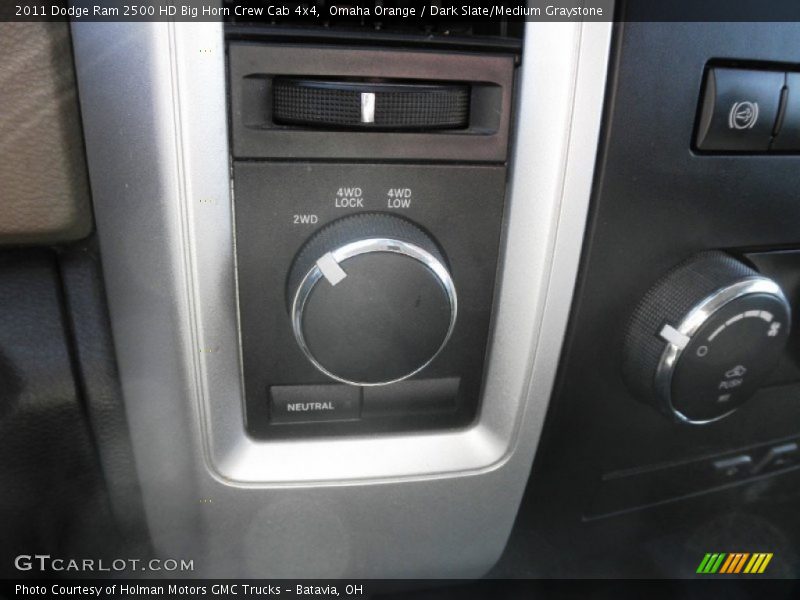 Omaha Orange / Dark Slate/Medium Graystone 2011 Dodge Ram 2500 HD Big Horn Crew Cab 4x4