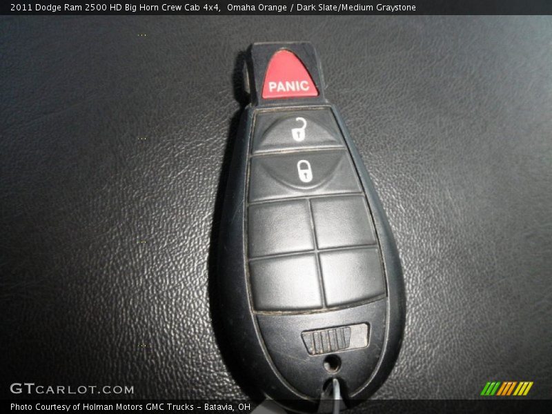 Omaha Orange / Dark Slate/Medium Graystone 2011 Dodge Ram 2500 HD Big Horn Crew Cab 4x4