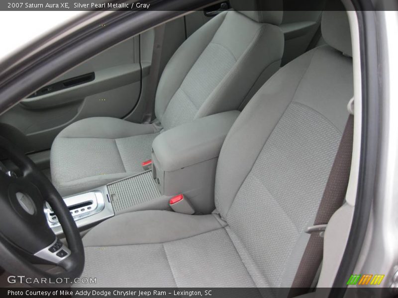 Silver Pearl Metallic / Gray 2007 Saturn Aura XE
