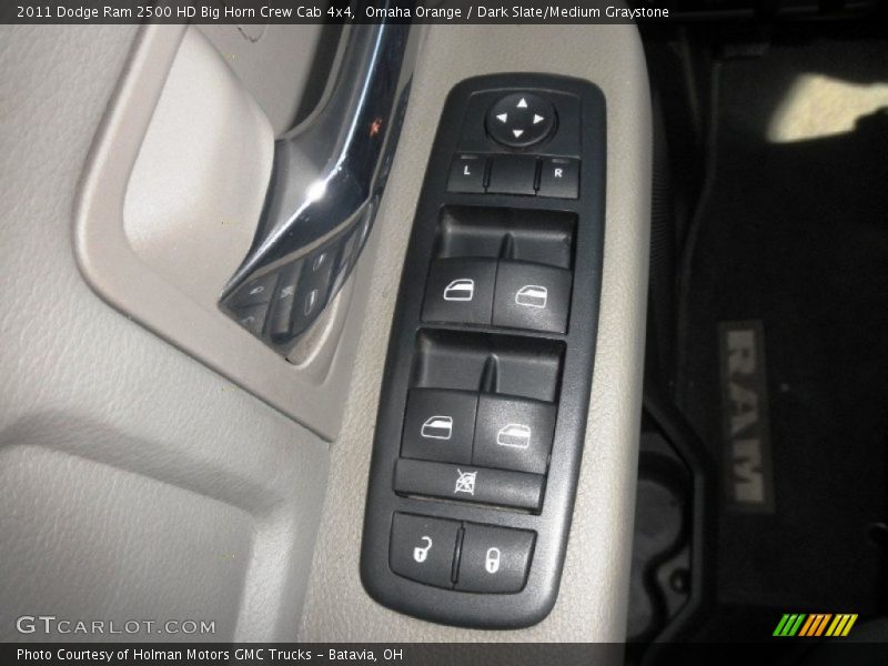 Omaha Orange / Dark Slate/Medium Graystone 2011 Dodge Ram 2500 HD Big Horn Crew Cab 4x4