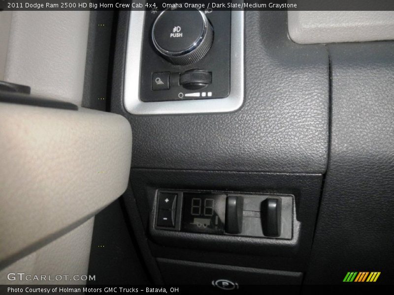 Omaha Orange / Dark Slate/Medium Graystone 2011 Dodge Ram 2500 HD Big Horn Crew Cab 4x4