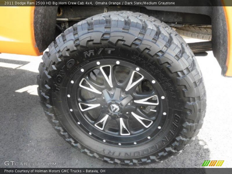 Omaha Orange / Dark Slate/Medium Graystone 2011 Dodge Ram 2500 HD Big Horn Crew Cab 4x4