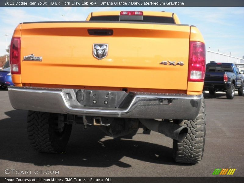 Omaha Orange / Dark Slate/Medium Graystone 2011 Dodge Ram 2500 HD Big Horn Crew Cab 4x4