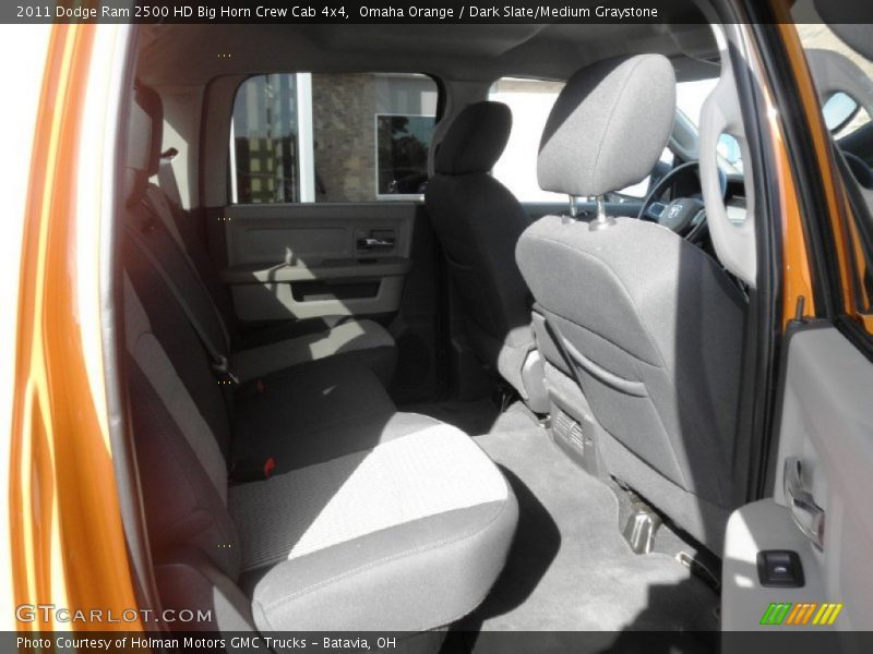 Omaha Orange / Dark Slate/Medium Graystone 2011 Dodge Ram 2500 HD Big Horn Crew Cab 4x4